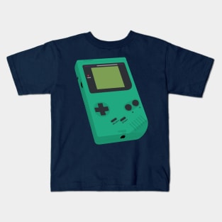 Retro Handheld Green Kids T-Shirt